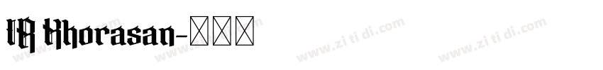 IR Khorasan字体转换